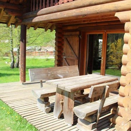 L'Ours Noir Chalet En Rondins Ла Брес Екстериор снимка