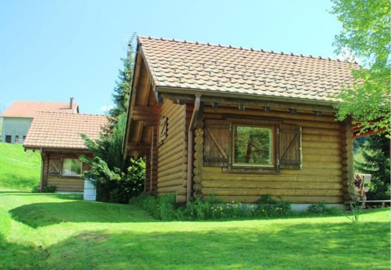 L'Ours Noir Chalet En Rondins Ла Брес Екстериор снимка