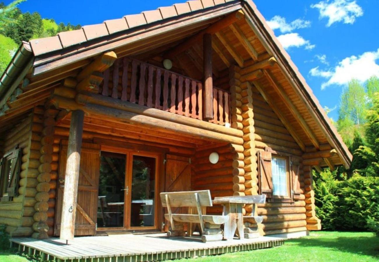 L'Ours Noir Chalet En Rondins Ла Брес Екстериор снимка