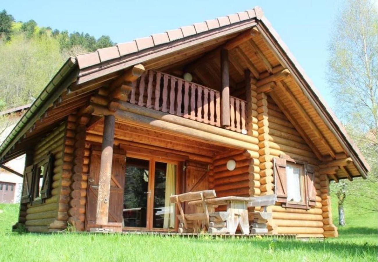 L'Ours Noir Chalet En Rondins Ла Брес Екстериор снимка