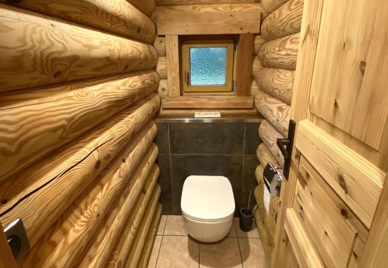 L'Ours Noir Chalet En Rondins Ла Брес Екстериор снимка