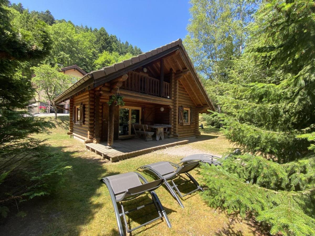 L'Ours Noir Chalet En Rondins Ла Брес Екстериор снимка