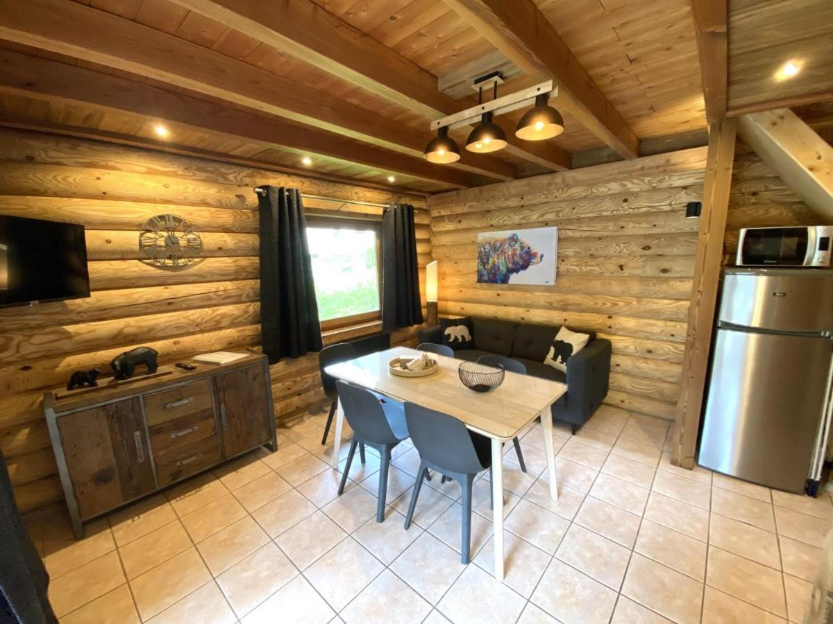 L'Ours Noir Chalet En Rondins Ла Брес Екстериор снимка