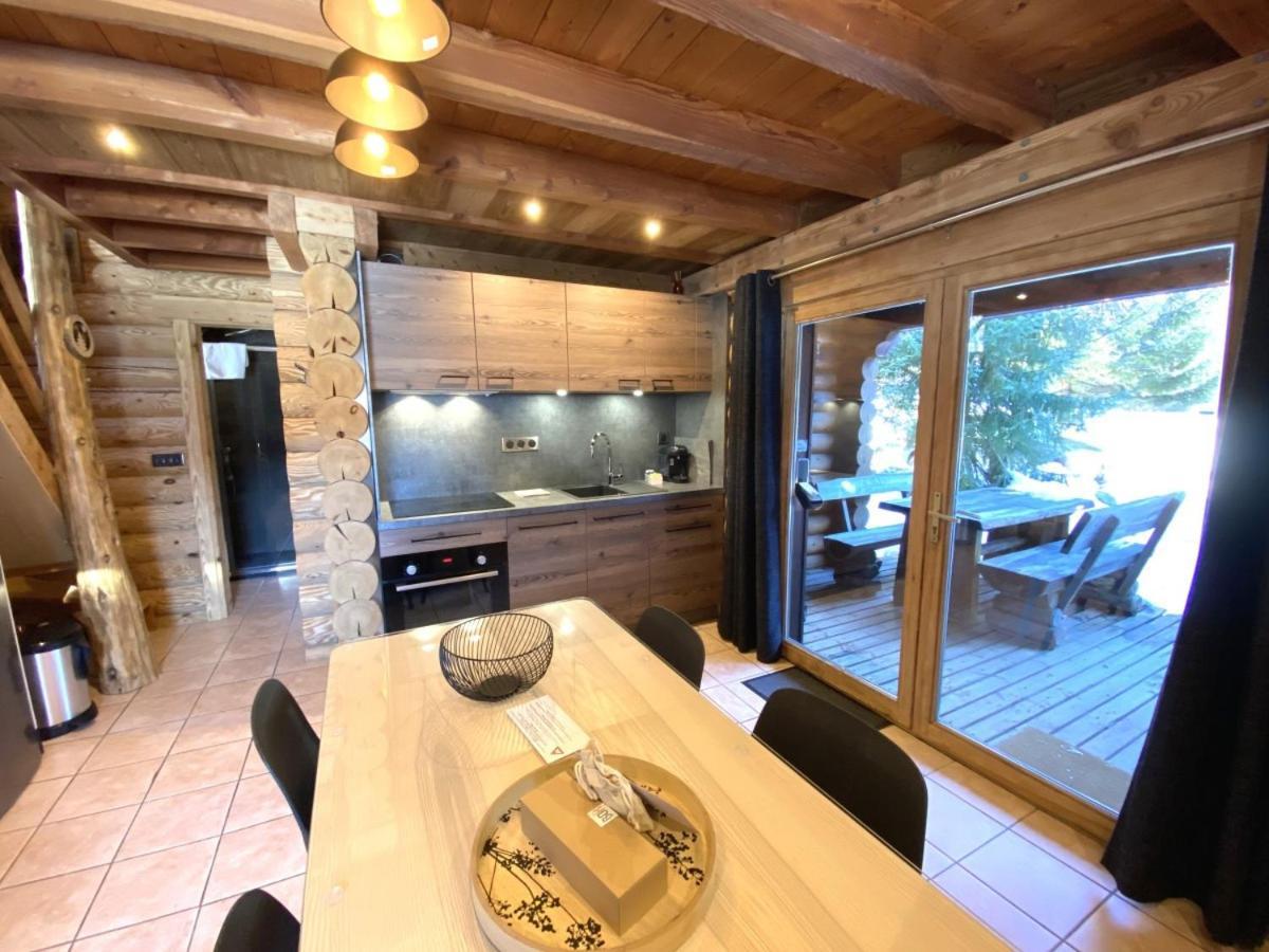 L'Ours Noir Chalet En Rondins Ла Брес Екстериор снимка