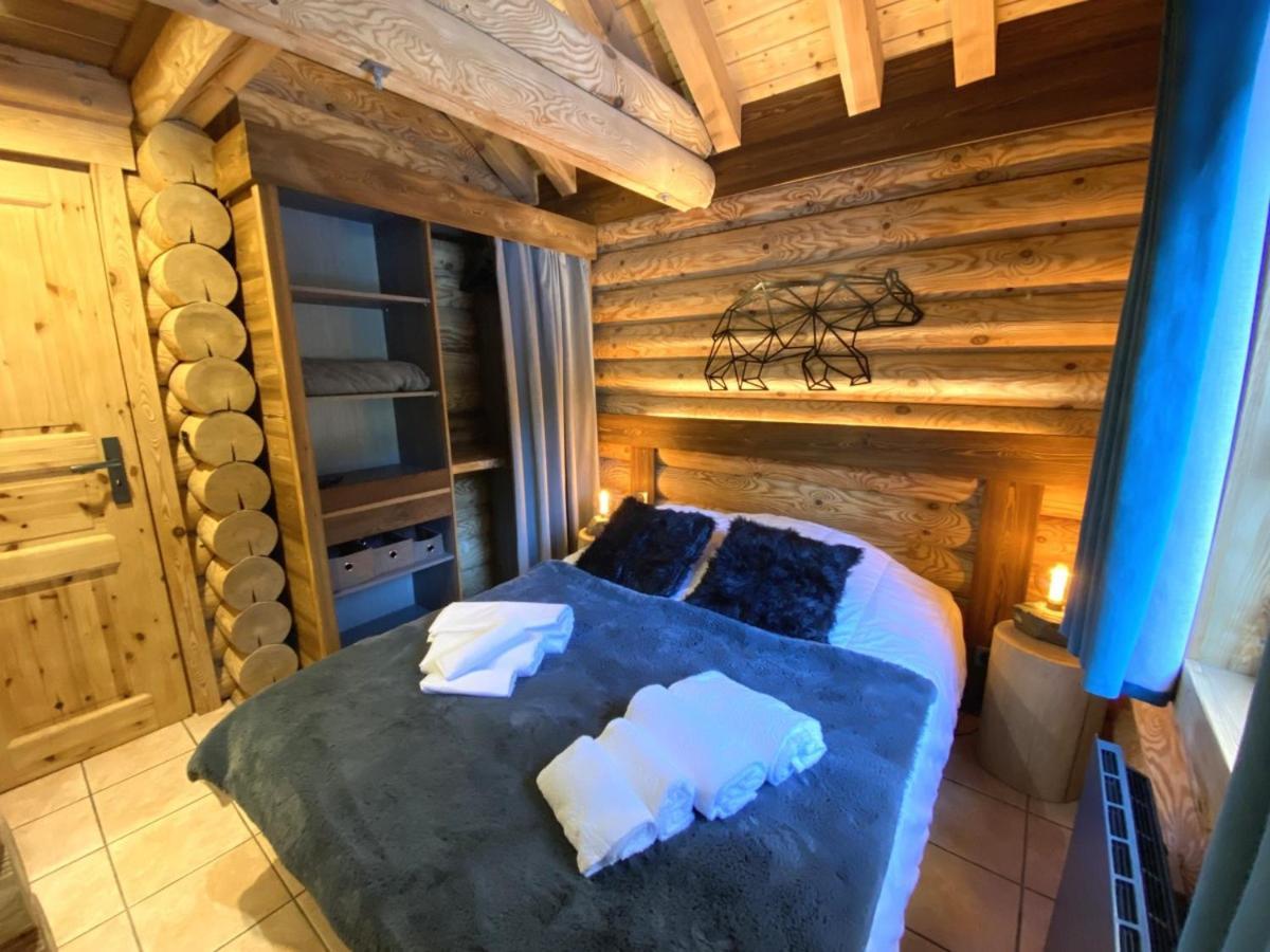 L'Ours Noir Chalet En Rondins Ла Брес Екстериор снимка