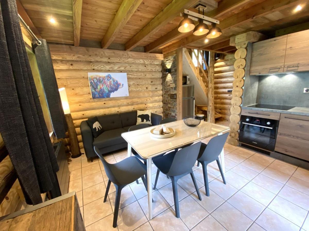 L'Ours Noir Chalet En Rondins Ла Брес Екстериор снимка