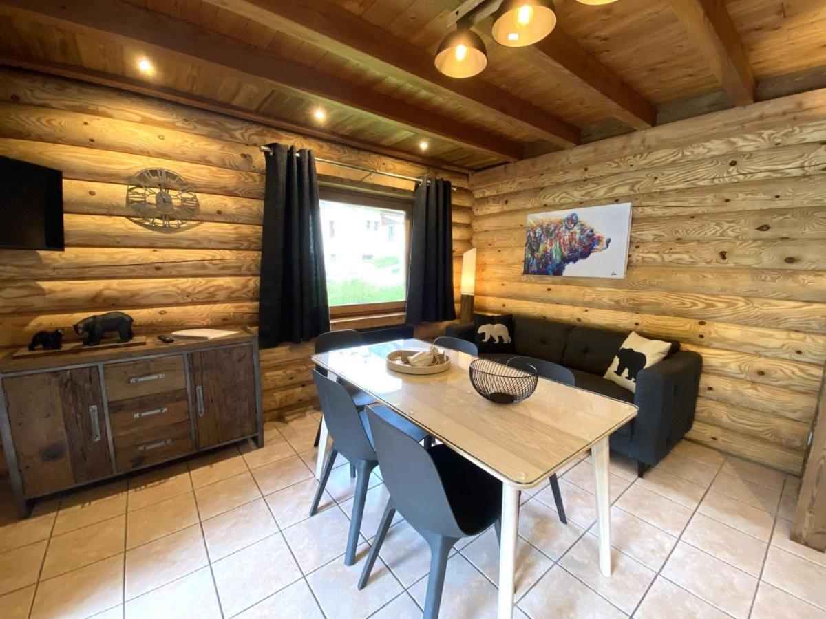 L'Ours Noir Chalet En Rondins Ла Брес Екстериор снимка